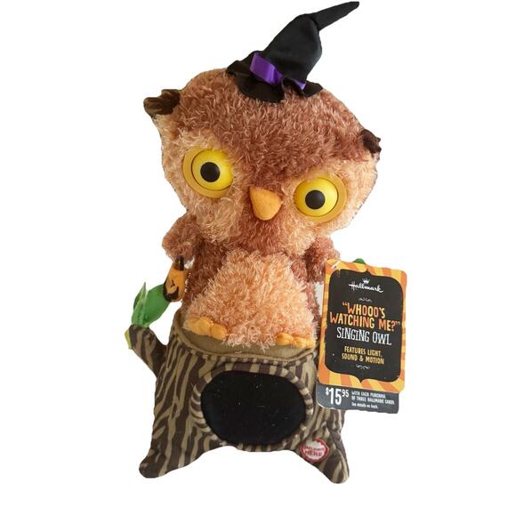 Hallmark Halloween "Whooo's Watching Me?" Singing Owl Tags Not Working - Picture 1 of 5